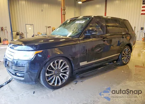 2016 Land Rover Range Rover Supercharged from USA, damaged, VIN SALGS2EF9GA261156